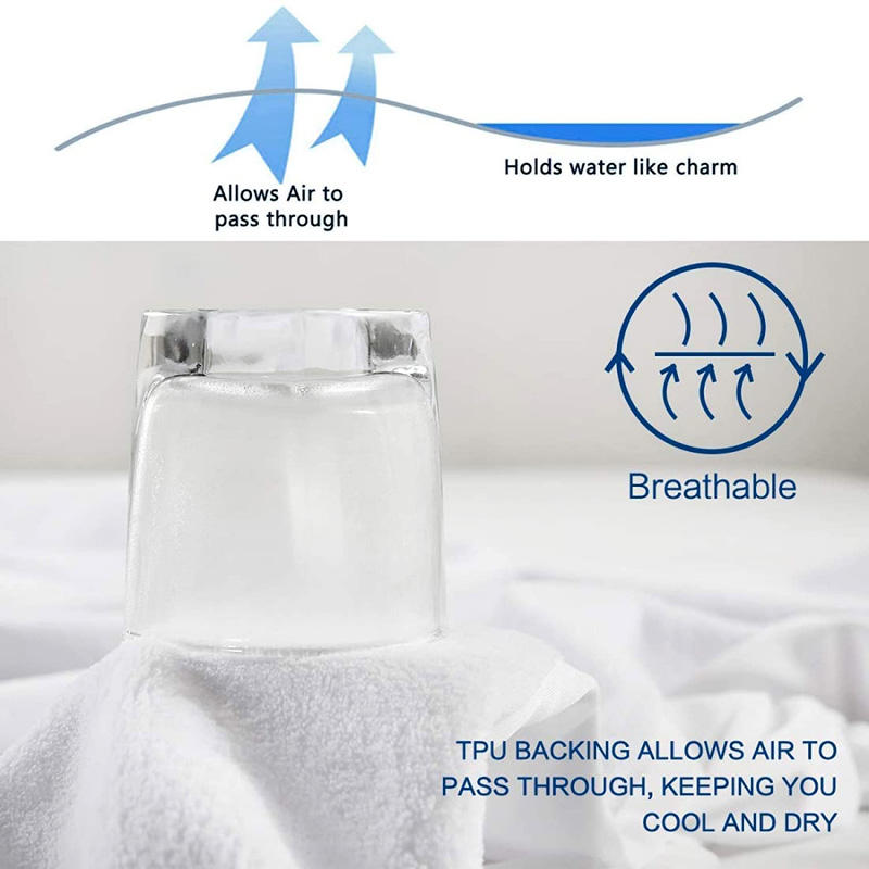 Mattress Protector Terry towel Premium Hypoallergenic 100% Waterproof Mattress Cover Protector