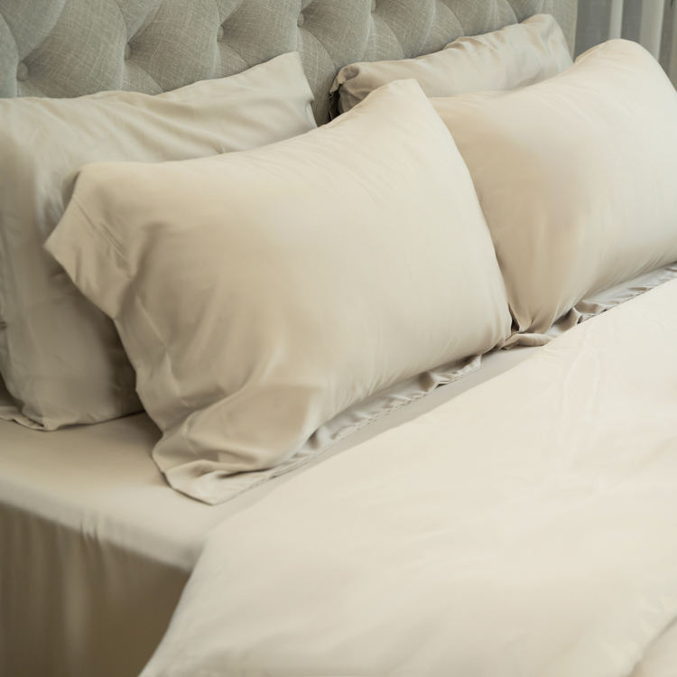 100% Eucalyptus Lyocell Pillow Bed Sheet Quilt Designer Brand Bedding Set 100% Tencel Bedding Sheet Set