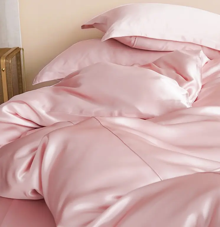 Real Silk Bedding Sheet Luxury 100% Pure Mulberry Silk Bedding Set