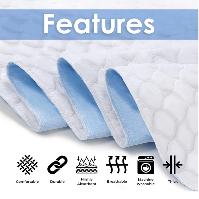 Adult Repeatable Cleaning Incontinence Pads Reusable Incontinence Bed Pads Or Under Bed Pads