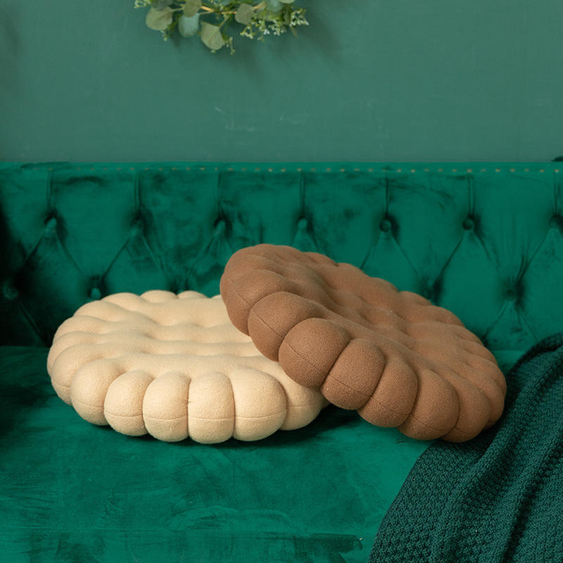 Wholesale Autumn And Winter Round Cookie Mat Office Homestay Chair Mat Scatter Cushions Luxury Cushion Cover Cushion Pillow