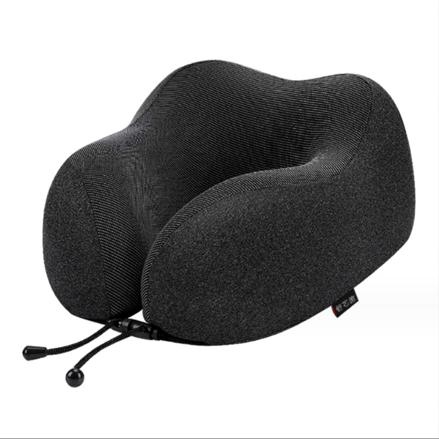 Travel Pillow 100% Pure Memory Foam Neck Pillow, Comfortable & Breathable Cover, Machine Washable