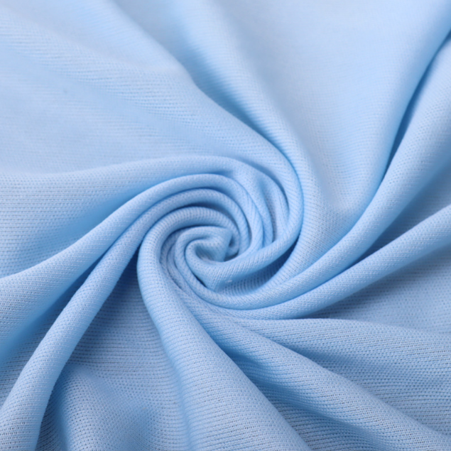 40 Combed Ice Cotton Spandex Single Jersey 160gsm Knitted Fabric