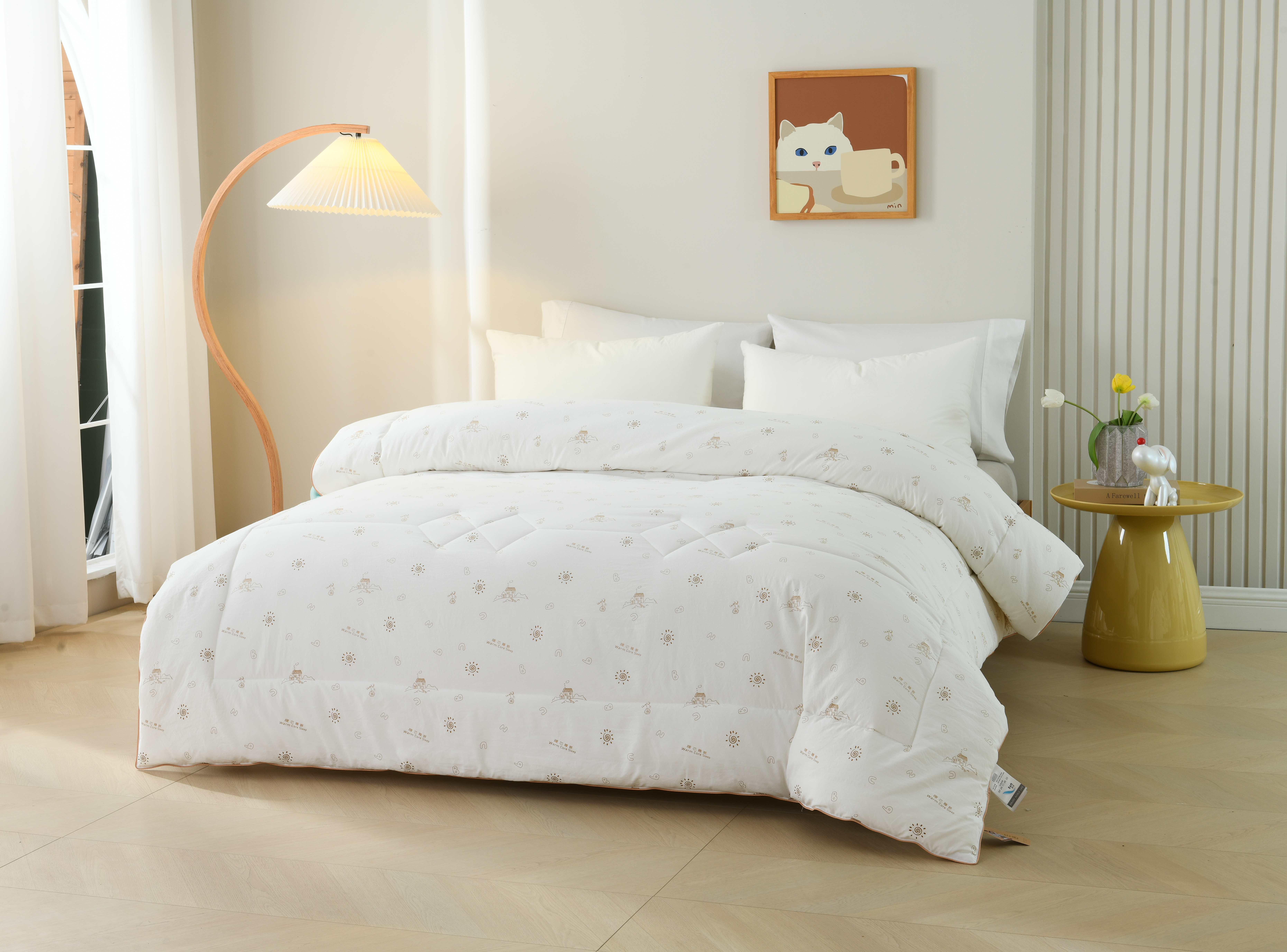 Quilts produced in high-quality factories