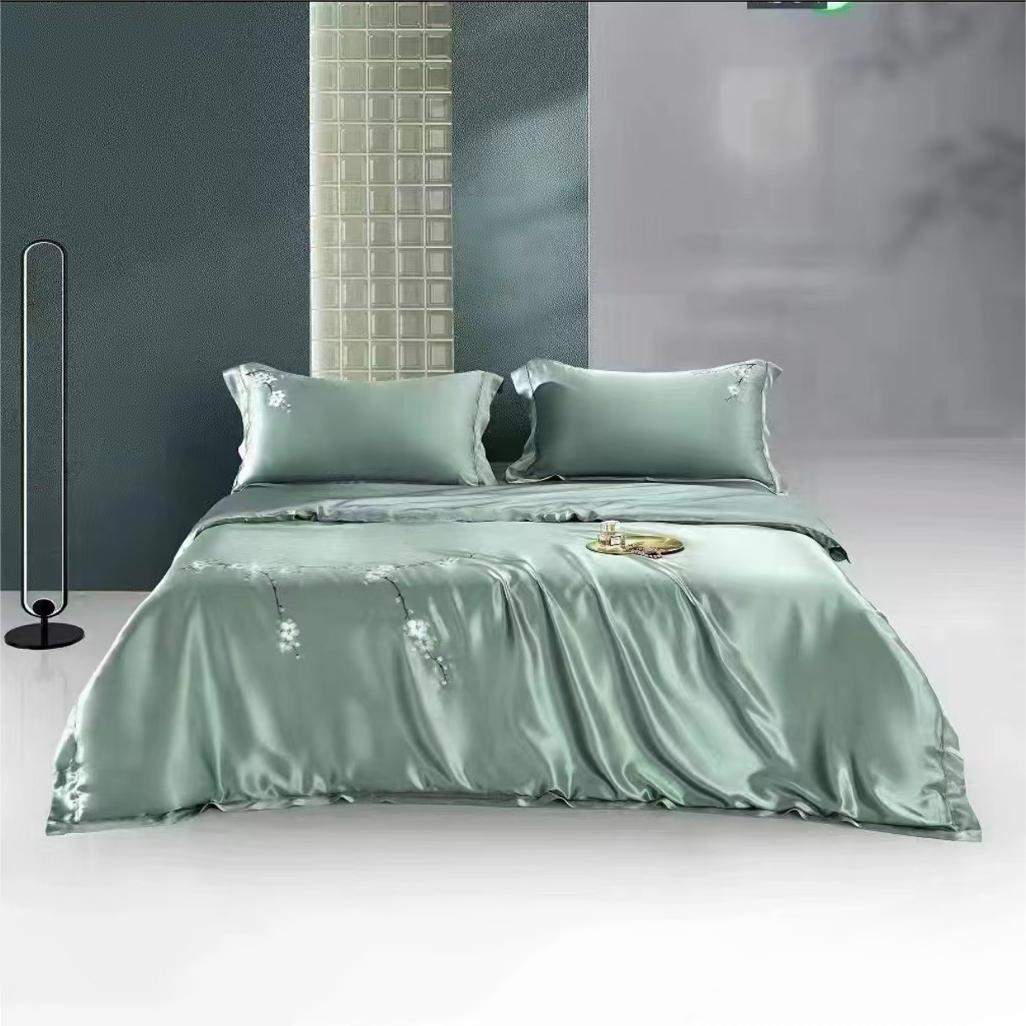 Microfiber Bedding Set King size Quilt Cover Reversible Printed Bed Covers