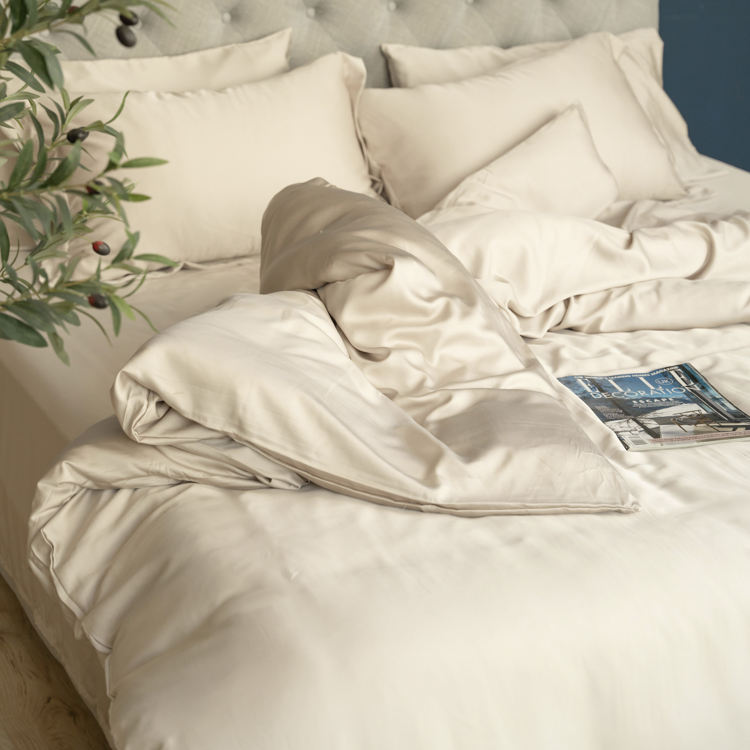 100% Eucalyptus Lyocell Pillow Bed Sheet Quilt Designer Brand Bedding Set 100% Tencel Bedding Sheet Set